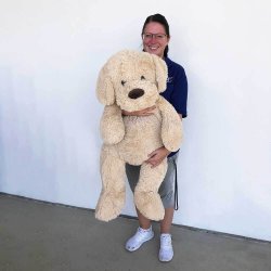 Kmpe hund bld. 100 cm hj. KMPE STOR HUND FRA DACORE - PERFEKT TIL BRNEVRELSET!!