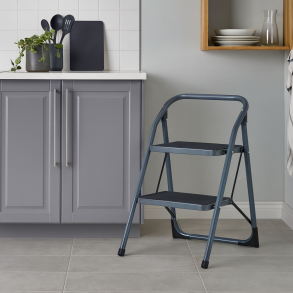 Sammenklappelig taburet med 2 trin - Max belastning 150 kg