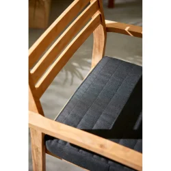 Butterflybord st med 4 stole i gylden teak. MODERNE HAVEMBELST I FREMRAGENDE KVALITET!!