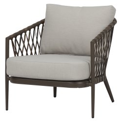 "Deep seat" Sofagruppe i UV-beskyttet polyrattan med all-weather hynder/puder og bord -Model: Havana