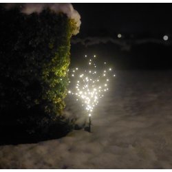 LED Lystr - Dobbelt timer og Batteriboks - fs i flere strrelser. 