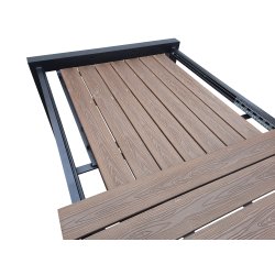 Stort familie bord med 8 stk. Nevada stole - V�lg stolens farve