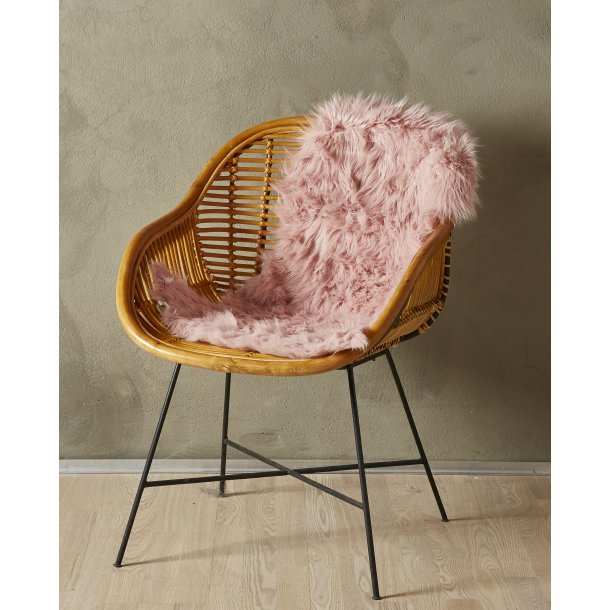 Lammeskind Akryl Sdehynde - 60 x 90 cm - vlg farve Rosa