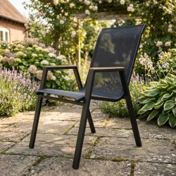 Stilrene stabelbare havestole i st�l - kommer i flere farver 