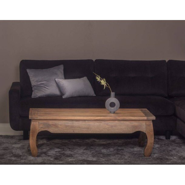 Klassisk rektangulrt sofabord i mangotr B120D60H40 - OPIUM