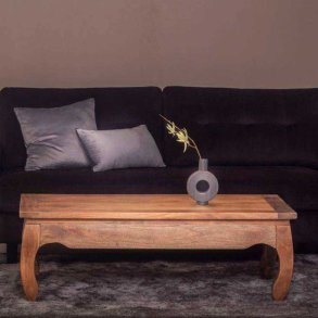 Klassisk rektangulrt sofabord i mangotr B120D60H40 - OPIUM