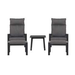 Lounge sttet som kan st ude ret rundt. Inkl. all-weather hynder. Model: Mona Havest