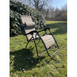 Let foldbar relax havestol med armln og indstillelig ryg - Model Rosa - vlg farve