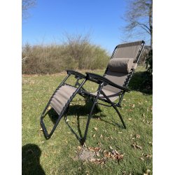 Let foldbar relax havestol med armln og indstillelig ryg - Model Rosa - vlg farve