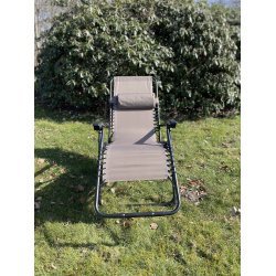 Let foldbar relax havestol med armln og indstillelig ryg - Model Rosa - vlg farve