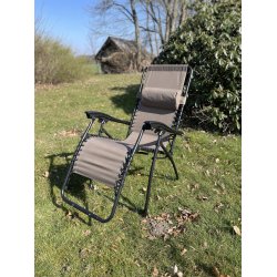 Let foldbar relax havestol med armln og indstillelig ryg - Model Rosa - vlg farve