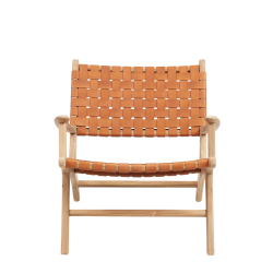 Linnea lnestol med armln og rattan flet - vlg farve