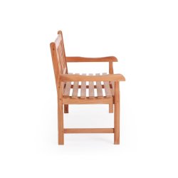 Teakbnk fr till 2 personer. Modell: Lnstrup Bnk 120 cm.