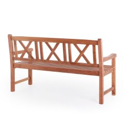 Trdgrdsbnk i teak, behver inte olja - upp till 4 personer - modell: Lnstrup