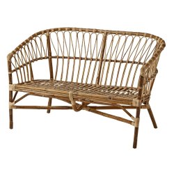 Loungesofa i bambusflet 2-pers.. Model: Henderson