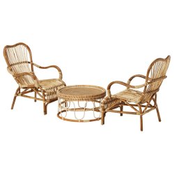 To personers loungest i bambusflet- Model: Sof/Henderson 