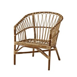 Loungestol i bambus flet - Model: Henderson 