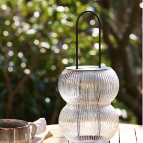 Lucena Lanterne. MODERNE LANTERNE I GLAS - PERFEKT TIL TERASSEN!!
