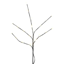  Batteridrevet gren - M/20 LED - M/Timer - IP20 Batteribox til indendrs brug HYGGELIG BELYSNING!!