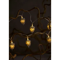 Kogle lyskde M/10LED M/TIMER T/BATTERI. SJOV INDENDRS BELYSNING!!