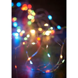 Lyskde M/40MINI LED M/TIMER T/BATTERI - IP20. MODERNE LYSKDE TIL INDENDRS BRUG!  Vlg strrelse!!