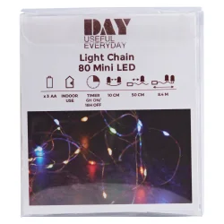 Lyskde M/40MINI LED M/TIMER T/BATTERI - IP20. MODERNE LYSKDE TIL INDENDRS BRUG!  Vlg strrelse!!