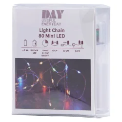 Lyskde M/40MINI LED M/TIMER T/BATTERI - IP20. MODERNE LYSKDE TIL INDENDRS BRUG!  Vlg strrelse!!