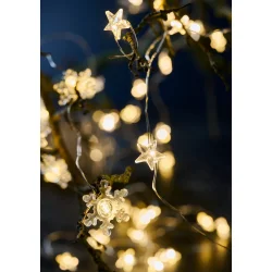 Imponerende Lyskde M/20MINI LED M/TIMER - IP20 Batteriboks. Indendrs - Vlg form!!