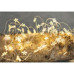 Imponerende Lyskde M/20MINI LED M/TIMER - IP20 Batteriboks. Indendrs - Vlg form!!