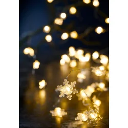 Imponerende Lyskde M/20MINI LED M/TIMER - IP20 Batteriboks. Indendrs - Vlg form!!