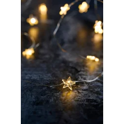 Imponerende Lyskde M/20MINI LED M/TIMER - IP20 Batteriboks. Indendrs - Vlg form!!