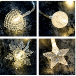 LYSKDE LED M/TIMER IP20 Batteriboks kun til indendrs brug, Vlg Motiv. FESTLIG LYSKDE!!