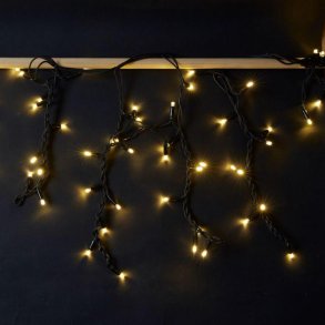 Lyskde til gardinet - Lav Energi LED lysgardinkde - 100 LED - 110x100 cm