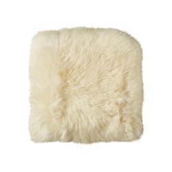 Stolsits i kta lammskinn - str. 40x40 cm - vlj frg