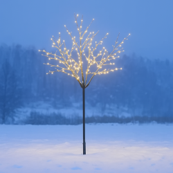 MEGA STORT  lystr� p� fod med spyd med 380 LED og timer - 2 Meter - Inde/Ude