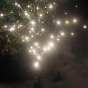 LED Lystr - Dobbelt timer og Adapter - fs i flere strrelser. 