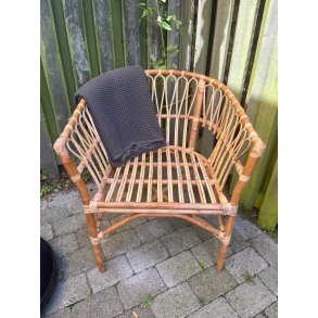 Loungestol i fltad bambu- Modell: Henderson