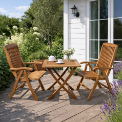 Boston luksus cafes�t med 2 stk. 5-pos stole