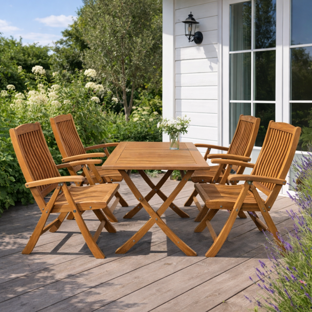 Boston terrasses�t til 4 personer med arml�n