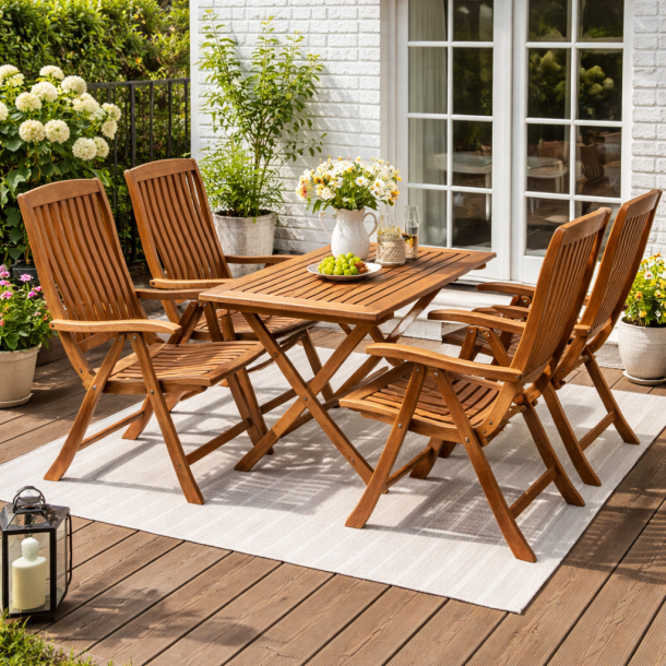 Boston lyxigt uteplatsset f�r 4 personer