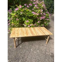 Bambu loungebord rektangulrt 4-6 personer -140x70x43 - Cairo