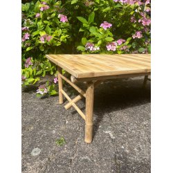 Bambu loungebord rektangulrt 4-6 personer -140x70x43 - Cairo