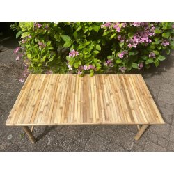Bambu loungebord rektangulrt 4-6 personer -140x70x43 - Cairo