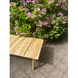 Bambu loungebord rektangulrt 4-6 personer -140x70x43 - Cairo