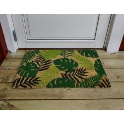 Eksotisk drmtte af kokos og Gummi (PVC) med jungle motiv. Drmtten tler alt slags vejr.