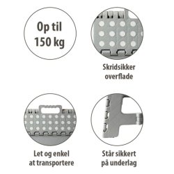 Praktisk foldbar skammel i to st�rrelser