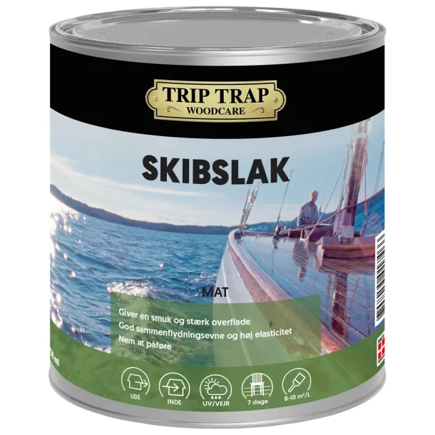 Trip Trap skibslak Blank/Mat