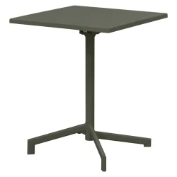 Sammenklappeligt stilrent Caf�bord i St�l � Kompakt, Robust og Perfekt til Sm� Rum (60x60 cm) kommer i flere farver