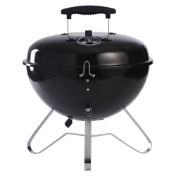 Picnic Kuglegrill �37 cm � Kompakt Kulgrill med L�g og Grilltang