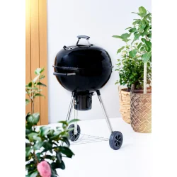 Kuglegrill �57 cm med Termometer, Askebakke og L�gholder � Klassisk Kulgrill